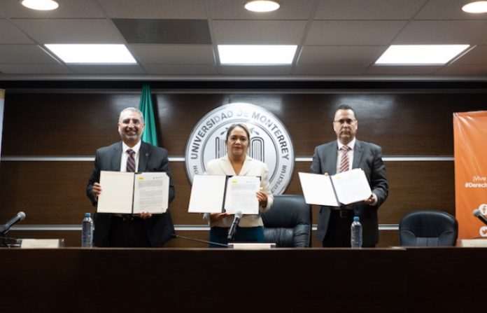 Pactan IEEPCNL y UDEM promover educación cívica