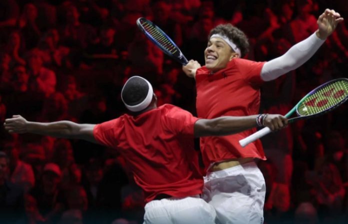 Shelton/Tiafoe le dan la victoria al team mundial en la Laver Cup