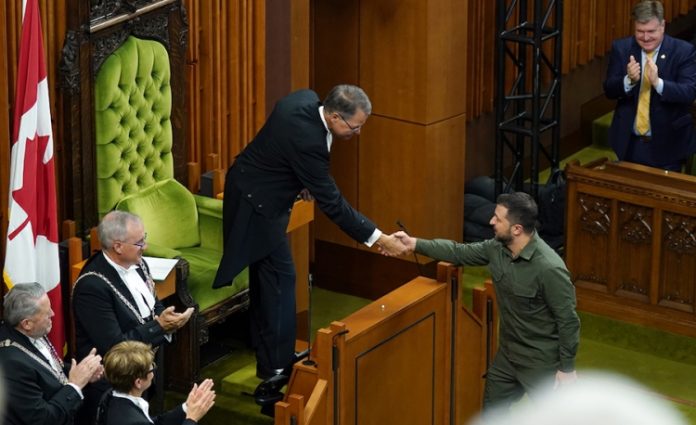 El presidente de la Cámara de los Comunes de Canadá dejará su cargo tras homenaje a colaborador nazi