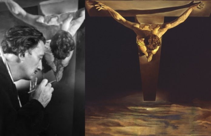 Expondrán en España por primera vez en 70 años la pintura ‘El Cristo’ de Dalí