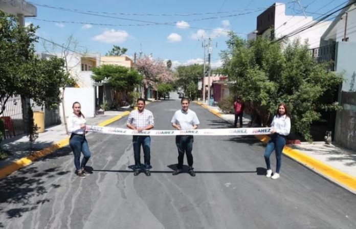 Continúan con obras de repavimentación en Juárez