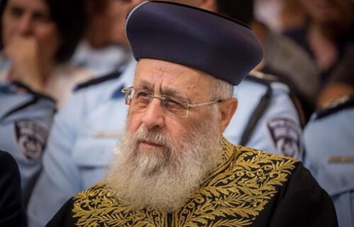 Gran rabino de Israel dice que los laicos tienen sus “facultades mentales deterioradas”