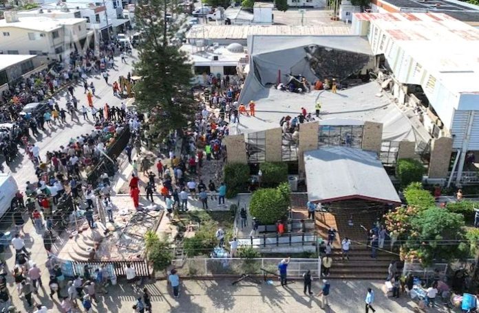 VIDEO: Suben a 11 los muertos por colapso de iglesia en Ciudad Madero; quedan 13 hospitalizados