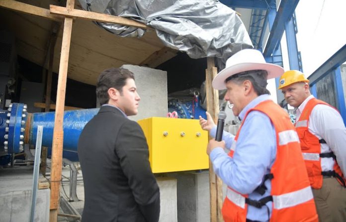 Prueba Gobernador segunda bomba del Cuchillo II; aumentará envío de agua a la metrópoli