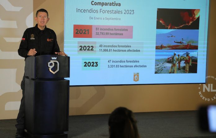 Registra Protección Civil 47 incendios forestales durante el 2023