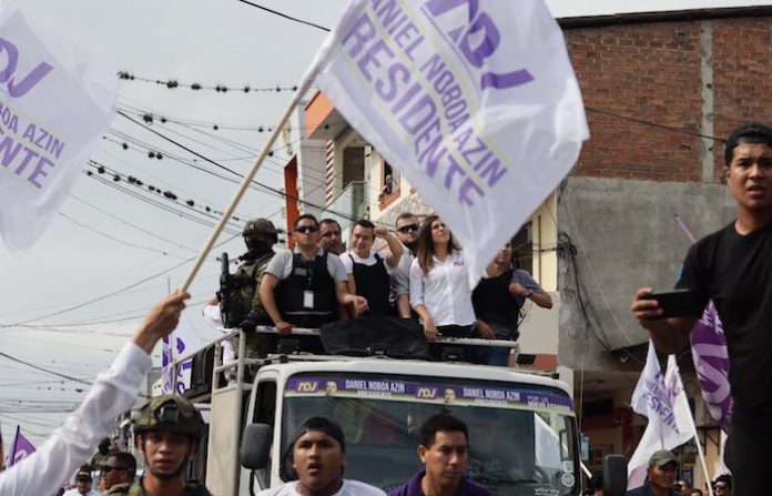 Daniel Noboa es el virtual presidente electo de Ecuador