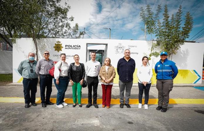 Rehabilita Monterrey caseta de vigilancia en Colinas de San Jerónimo