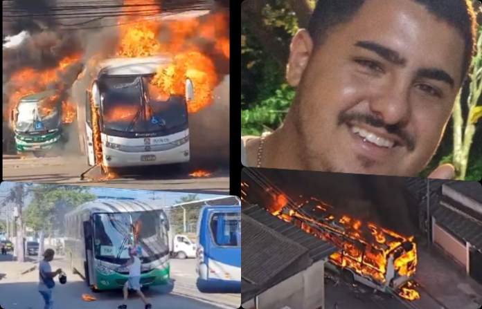 Video: Queman más de 20 autobuses en Río después de que la policía mate a un mafioso local