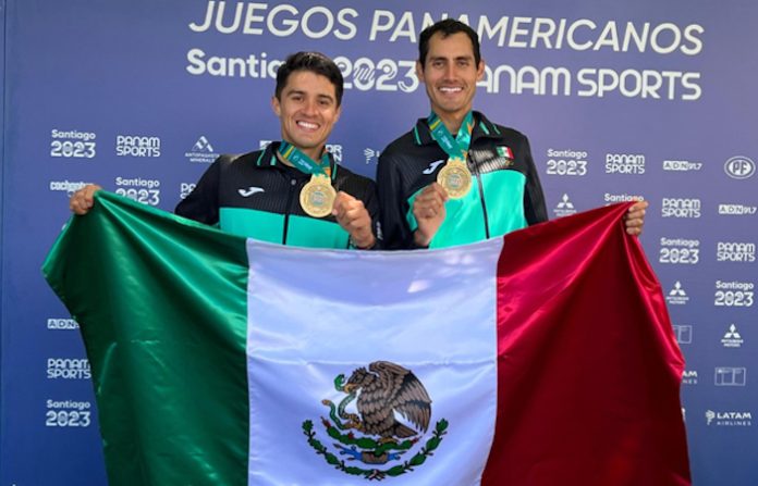 Alexis López y Miguel Carballo conquistan oro en remo de Santiago 2023