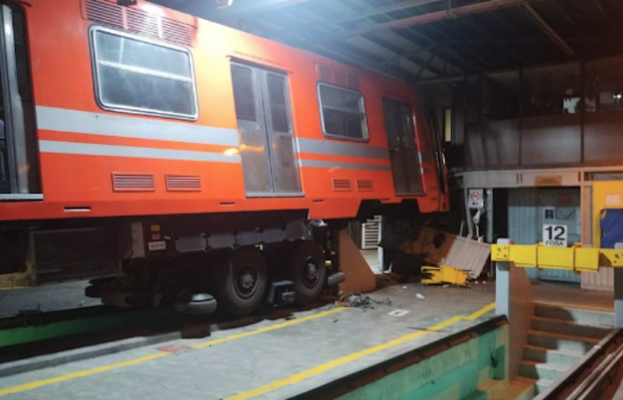Otro accidente en el Metro de la Ciudad de México: tren se estrella en talleres de Línea 6