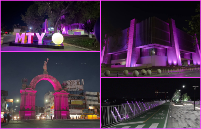Conmemora Monterrey el mes rosa para prevenir el cáncer de mama