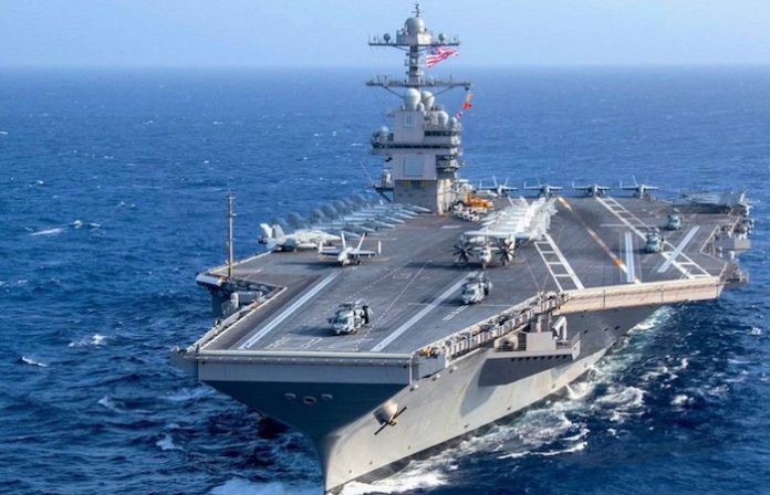 Pentágono confirma que EU traslada un grupo de ataque de portaviones al Mediterráneo oriental