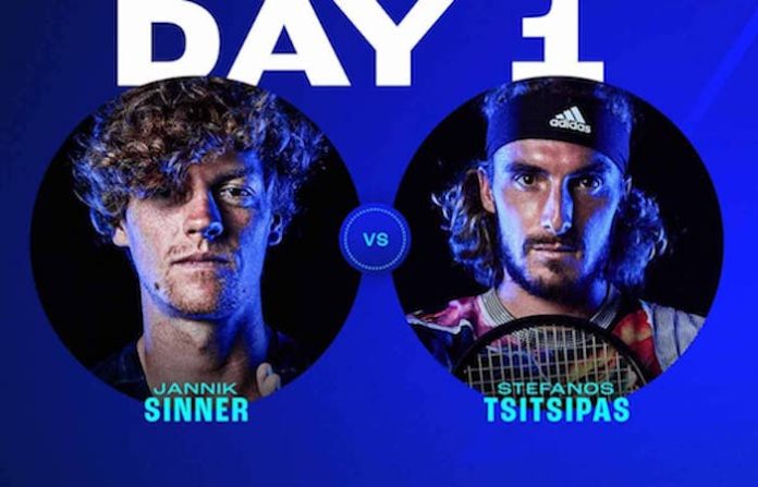 El héroe local Sinner busca un buen inicio Vs. Tsitsipas en el día en Turín