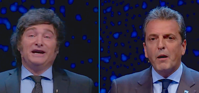 Candidato oficialista a presidencia argentina opaca a su rival en último debate electoral
