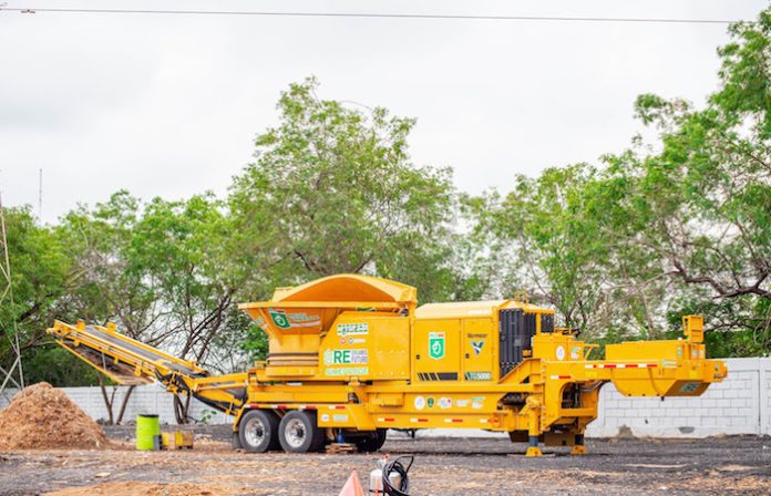 Secretaría de Medio Ambiente instala el primer centro de reciclaje de residuos forestales