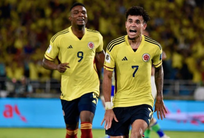 Colombia derrota 2-1 a Brasil en las eliminatorias al Mundial 2026