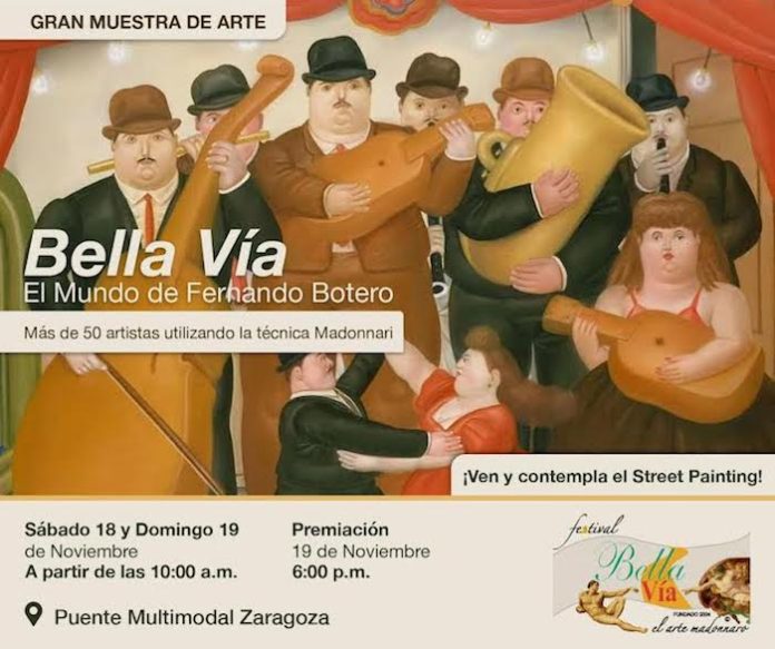 Invita Monterrey a Festival Bella Vía en Puente Multimodal, en homenaje a Botero