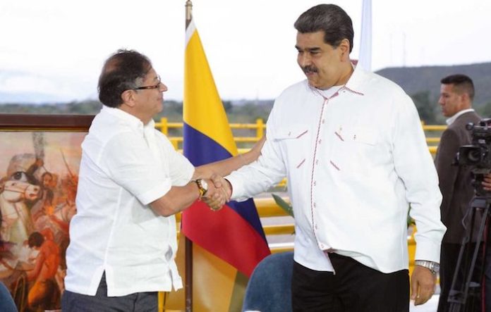 Presidentes de Venezuela y Colombia se reúnen en Caracas para ampliar la cooperación