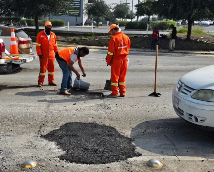 Impulsa FIDEURB el programa “Reparaurb” para la reparación de fallas en la carpeta asfáltica