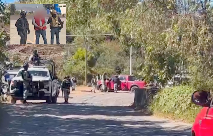 Video: Capturan a “El CR”, líder del CJNG de la región de Tapalpa, Jalisco; reportan bloqueos en carreteras