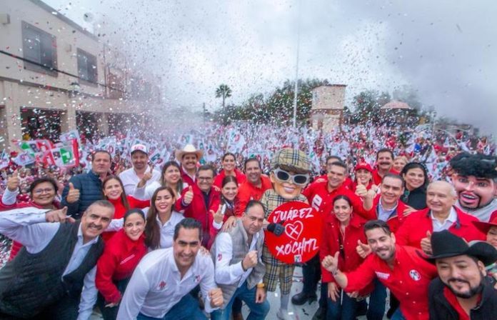 Miles se reúnen a la marcha de la Unidad en el municipio de Juárez
