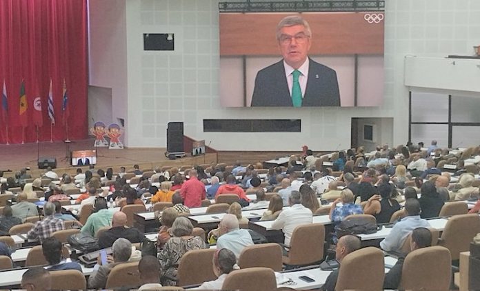 Presidente del COI saluda convención de ciencia y deporte inaugurada en Cuba