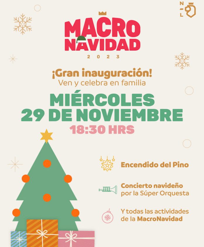 Con Videomapping y Encendido del Pino inicia el ambiente navideño en 3 Museos