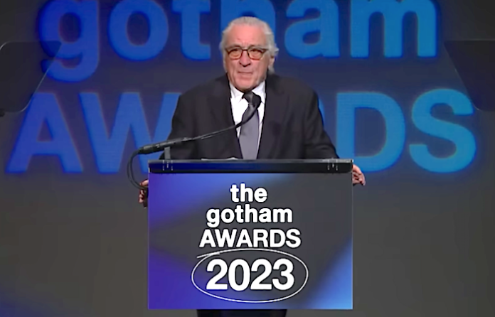 Video: Censuran comentarios anti-Trump de De Niro en los Premios Gotham
