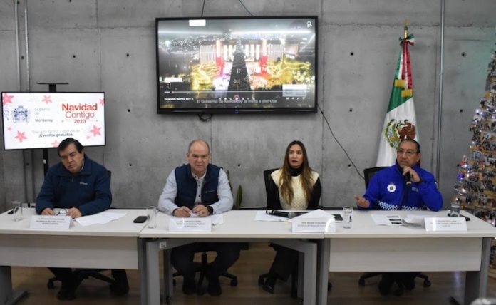 Invita Gobierno de Monterrey a encendido del pino y desfiles “Navidad Contigo 2023”