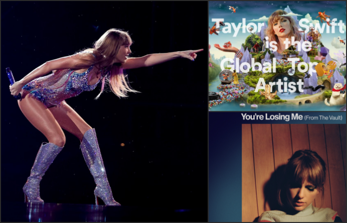 Celebra Taylor Swift su triunfo en Spotify lanzando “You’re losing me”