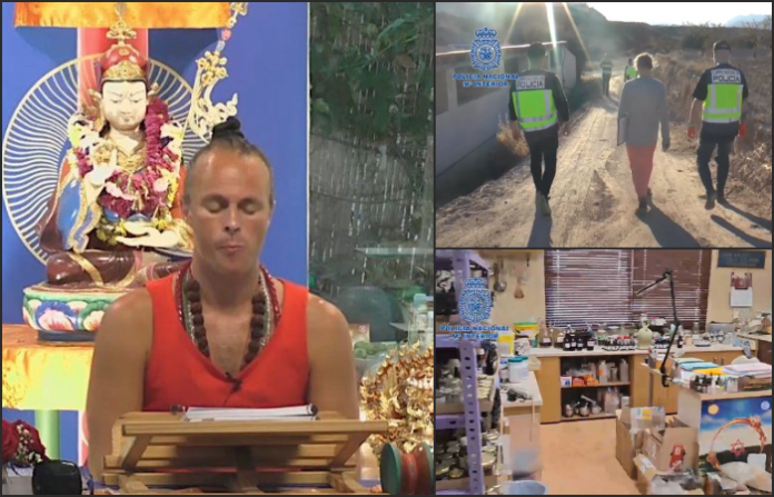 Video: Detienen en España a líder espiritual que suministraba “mercurio purificado” a sus adeptos