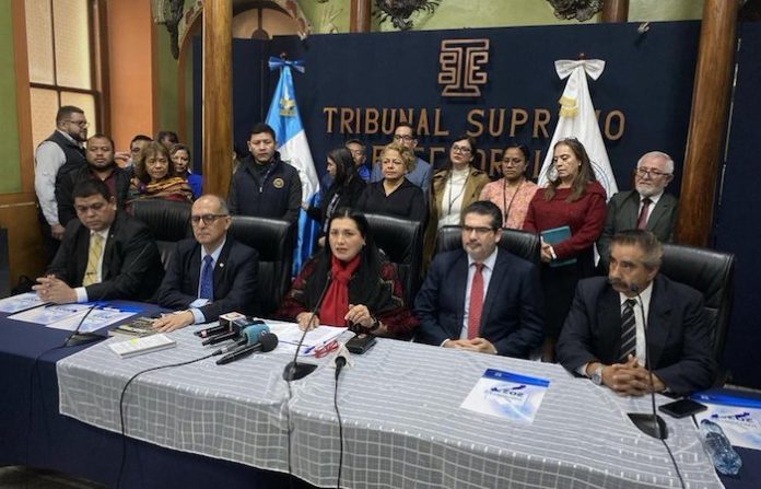 Tribunal Supremo Electoral de Guatemala ratifica resultados de las elecciones