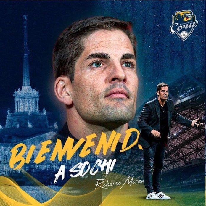 Entrenador español Robert Moreno firma contrato con FK Sochi ruso