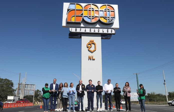 Inaugura Samuel García rehabilitación de la Nueva Autopista al Aeropuerto Internacional de Monterrey