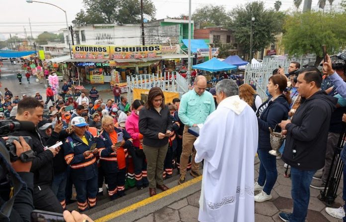 Redobla Monterrey labores de limpieza en torno a la Basílica de Guadalupe