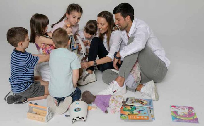 La Fundación Novak Djokovic suma donaciones para un “Futuro más Feliz”