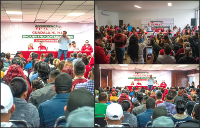 Muestra fuerza el PRI en Apodaca, Juárez y Guadalupe; reciben credencial nuevos priistas