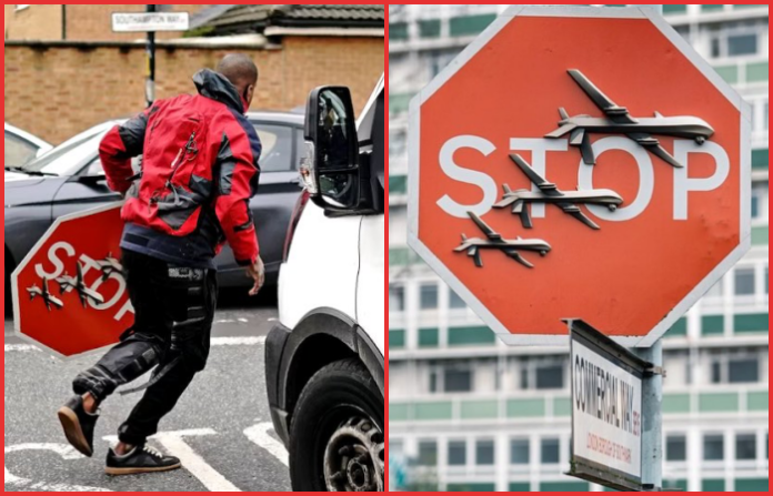 Video: La policía de Londres detiene a un hombre bajo sospecha de robar una obra de Banksy