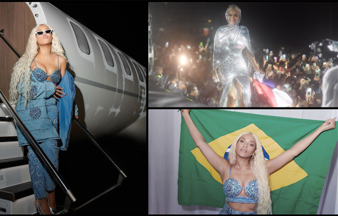Sorprende Beyoncé a fans brasileños por estreno de “Renaissance”