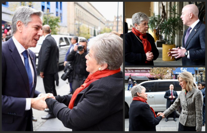 Llegan funcionarios de alto nivel de EU para tratar con AMLO temas migratorios