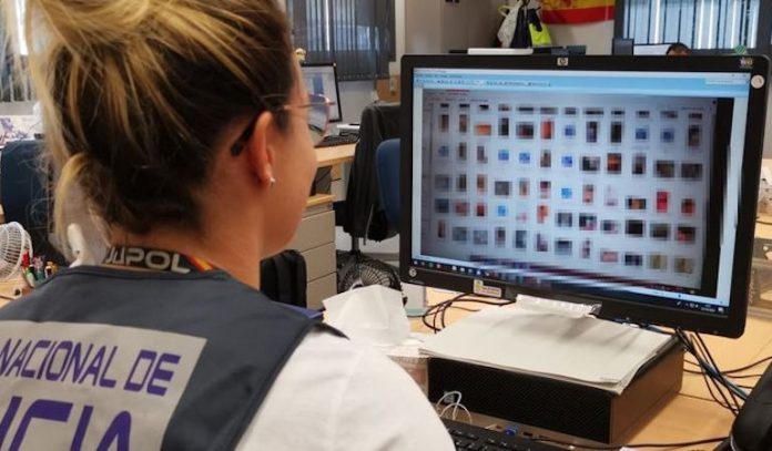 Detienen en España a 11 personas por compartir pornografía infantil en redes