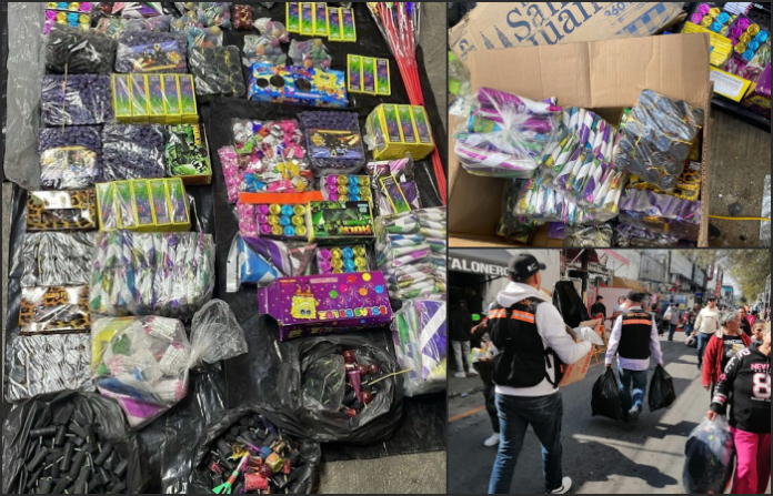 Decomisan en Monterrey 597 Kg de pólvora