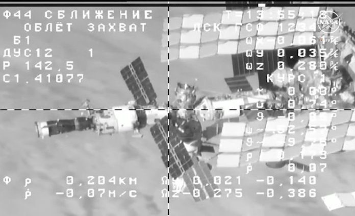 El carguero espacial ruso Progress MS-25 se acopla a la EEI