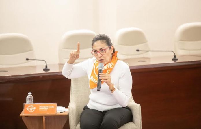 Pide Claudia Zavala tolerancia cero a la violencia política de género