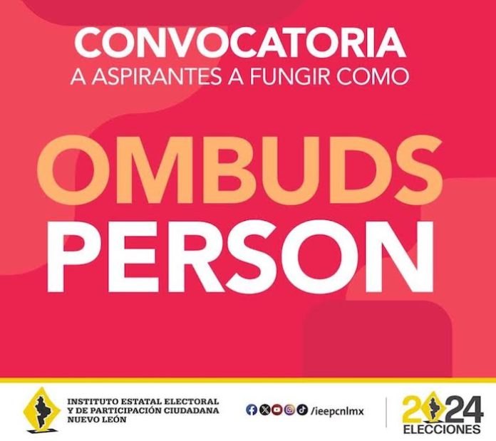 Lanza IEEPCNL convocatoria para Ombudsperson