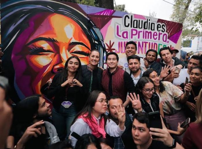 “La juventud está con la Cuarta Transformación de la vida pública de México”: Sheinbaum