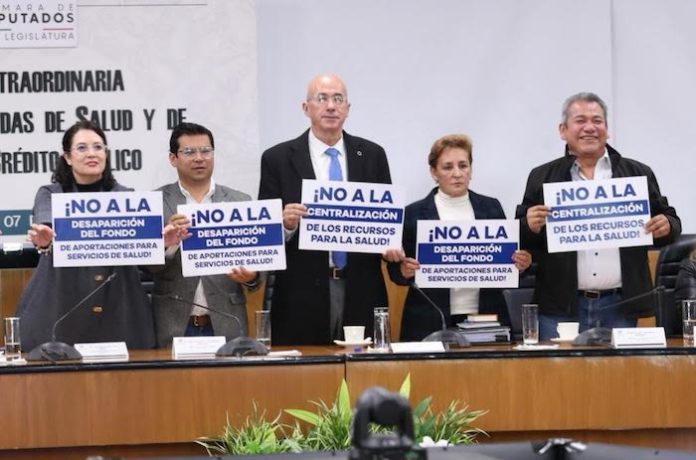 Dictamen sobre el sistema de salud despoja de recursos a estados: PRI