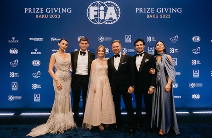 Galardonan a Sergio Pérez como Subcampeón del Mundo de F1 en los FIA Prize Giving