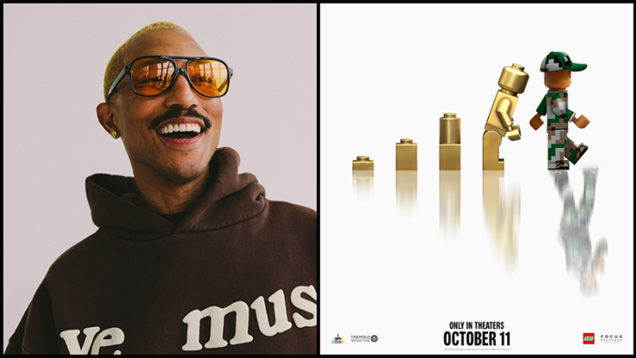 Será Pharrell Williams construido por LEGO en filme biográfico