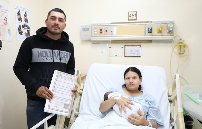 Nace en Hospital Materno Infantil primer bebé de 2024